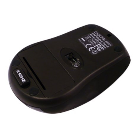 Logilink | 2.4GH wireless mini mouse with autolink | Maus optisch Funk 2.4 GHz | wireless | Black - 2